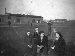 Boisko w Zbiersku lata pięćdziesiąte